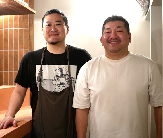 恵比寿に「cumo（くも）」が開業。「amme」「sqall」「Kosame」と居酒屋を展開する志成NEXT、早大体育会出身ド根性コンビでつくる概念を壊す“アウトロー”なビストロ